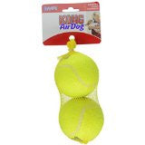 KONG Squeaker Tennis Balls, Large Dog Toy, 2-Pack