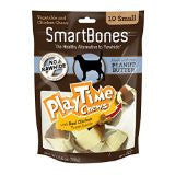 Smartbones PlayTime Peanut Butter small Dog Chew, 10-count