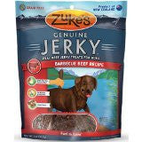 Zukes Genuine Barbecue Beef Jerky Treats for Dog, 4 oz