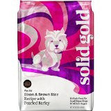 Solid Gold Wee Bit Holistic Dry Dog Food, Bison & Brown Rice with Pearled Barley, Active Dogs of All Life Stages, Small