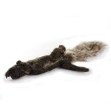 Knight Pet 18-Inch Flat-A-Mals Squirrel Plush Toy for Dogs