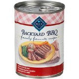 Blue Buffalo Family Favorite Recipes Backyard BBQ Adult Canned Dog Food 12oz.