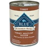 Blue Buffalo Homestyle Recipe Turkey Meatloaf Dinner Canned Dog Food 12.5-Ounce Can