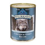 Blue Buffalo Wilderness Grain-Free Canned Dog Food Chicken & Turkey 12.5 oz.