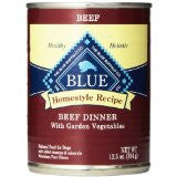 Blue Buffalo Canned Dog Food, Beef Dinner (12.5-Ounce Cans)