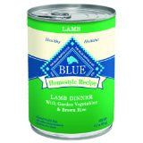 Blue Buffalo Canned Dog Food, Lamb and Brown Rice Dinner (12.5-Ounce Cans)